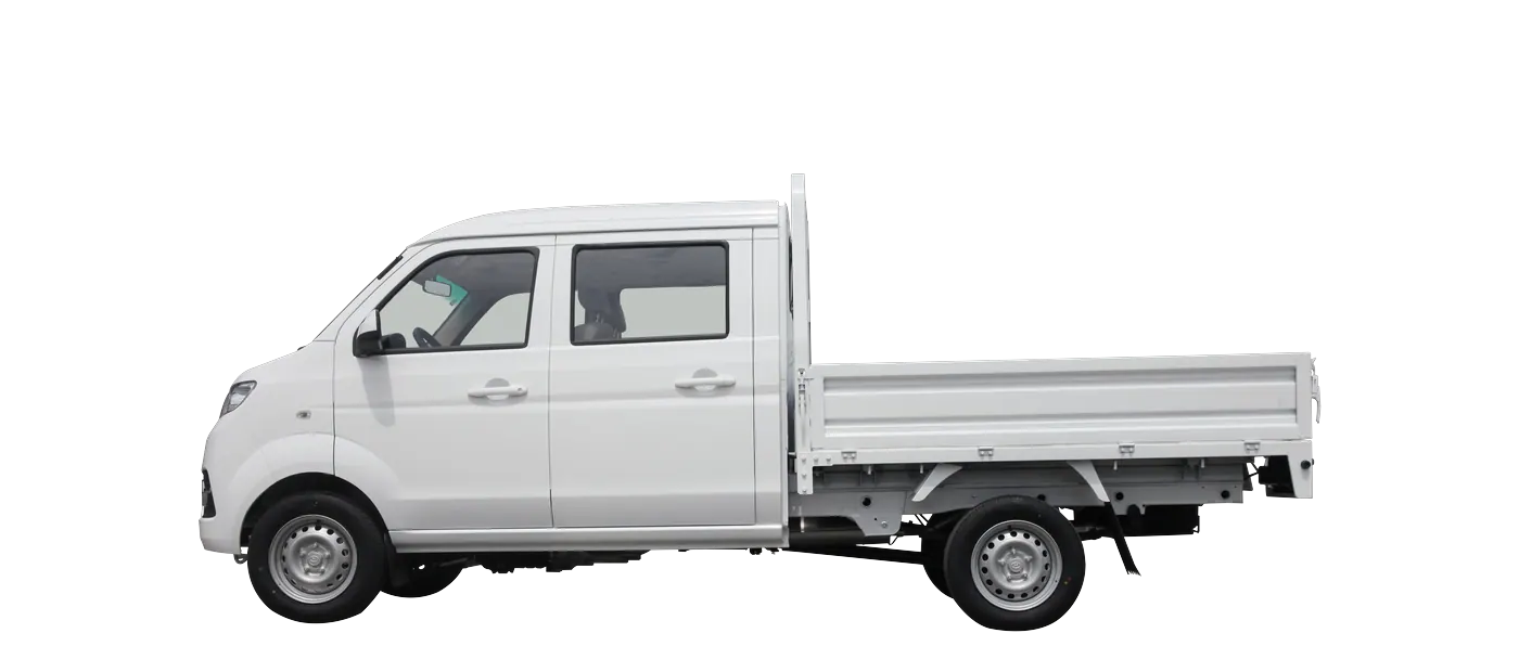 Shineray T32 doble cabina, tres cuartos frontal