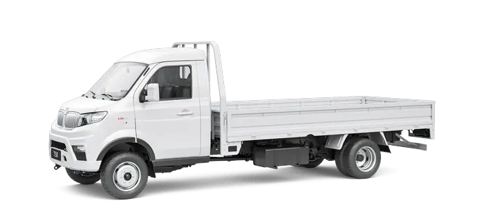 Shineray T50 chasis cabina con plataforma, tres cuartos frontal